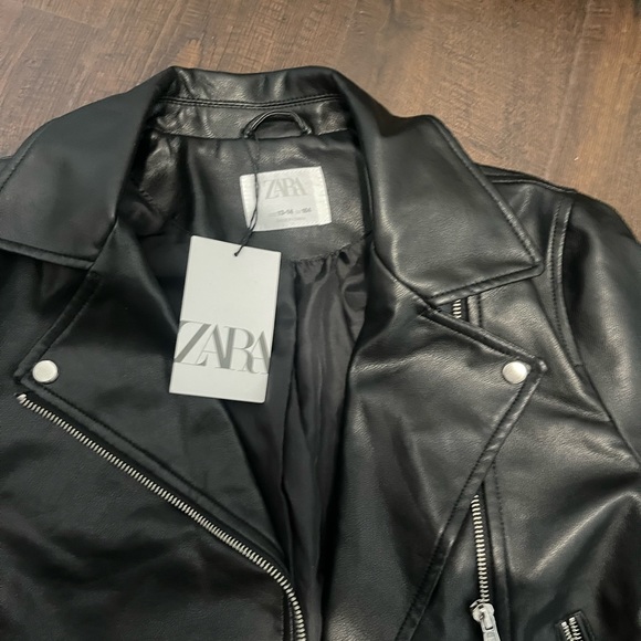 Zara leather jacket - Picture 3 of 5